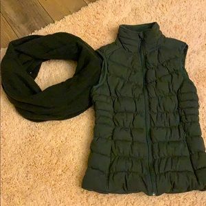 Vest and scarf
